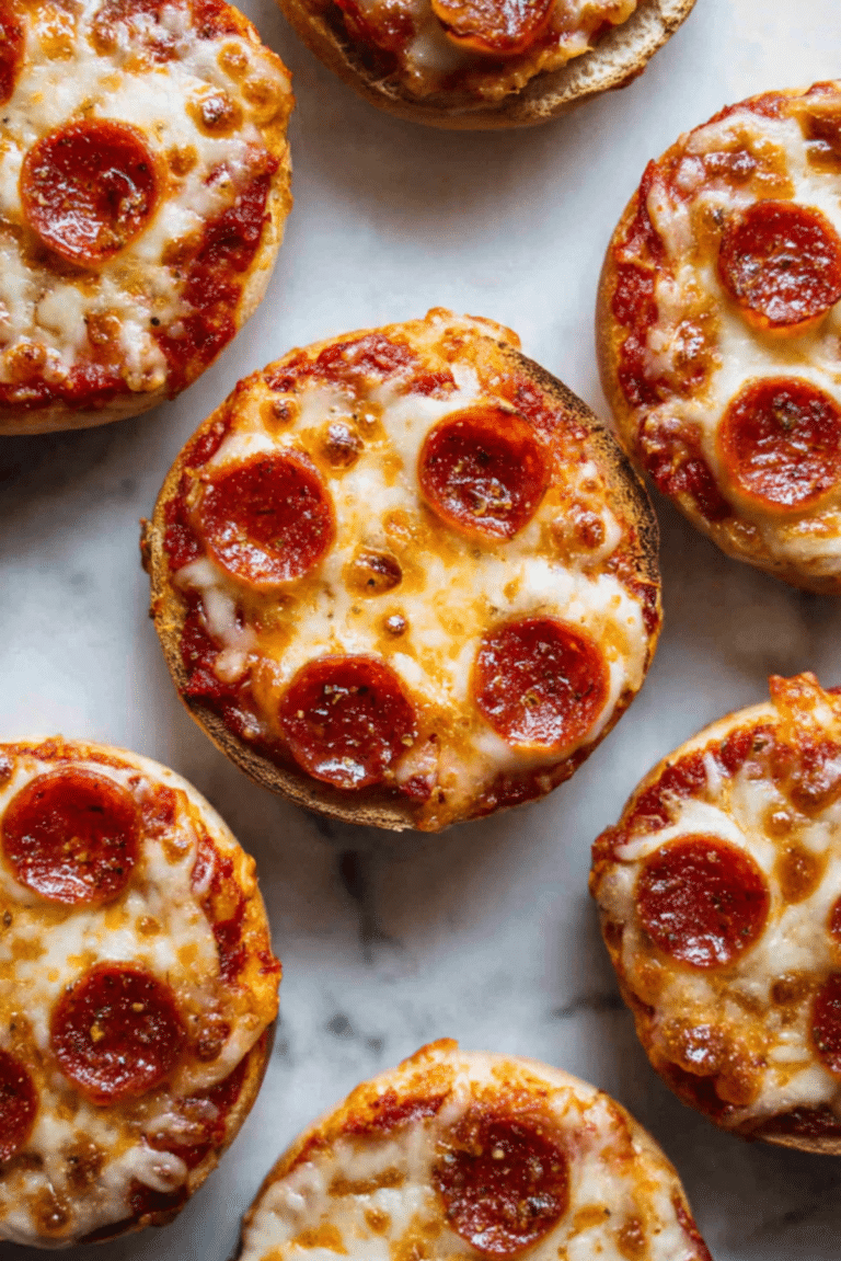 Air Fryer Pizza Bagels