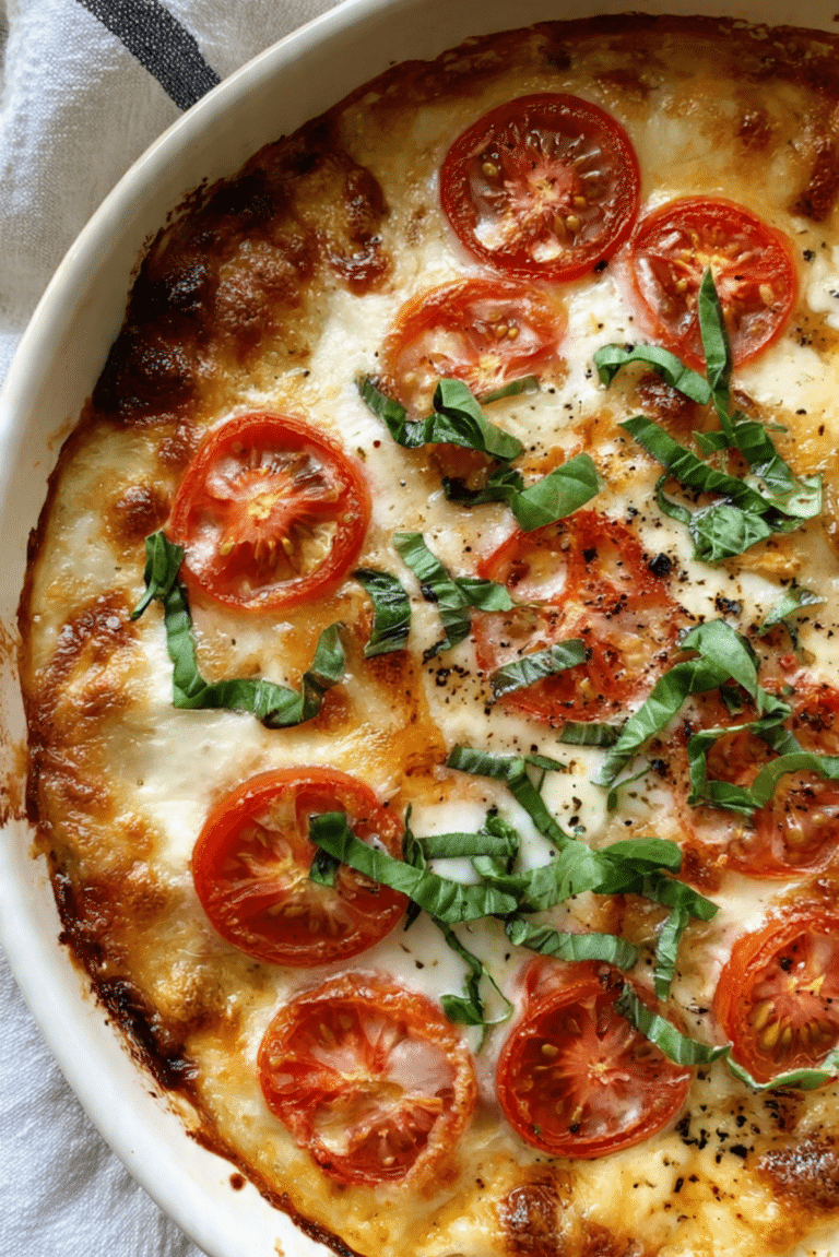 Caprese Chicken Casserole