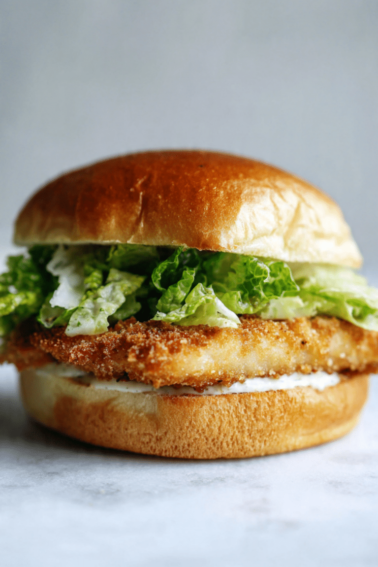 Crispy Chicken Caesar Sandwich