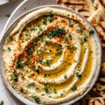 Butterbean Hummus with Griddled Flatbreads