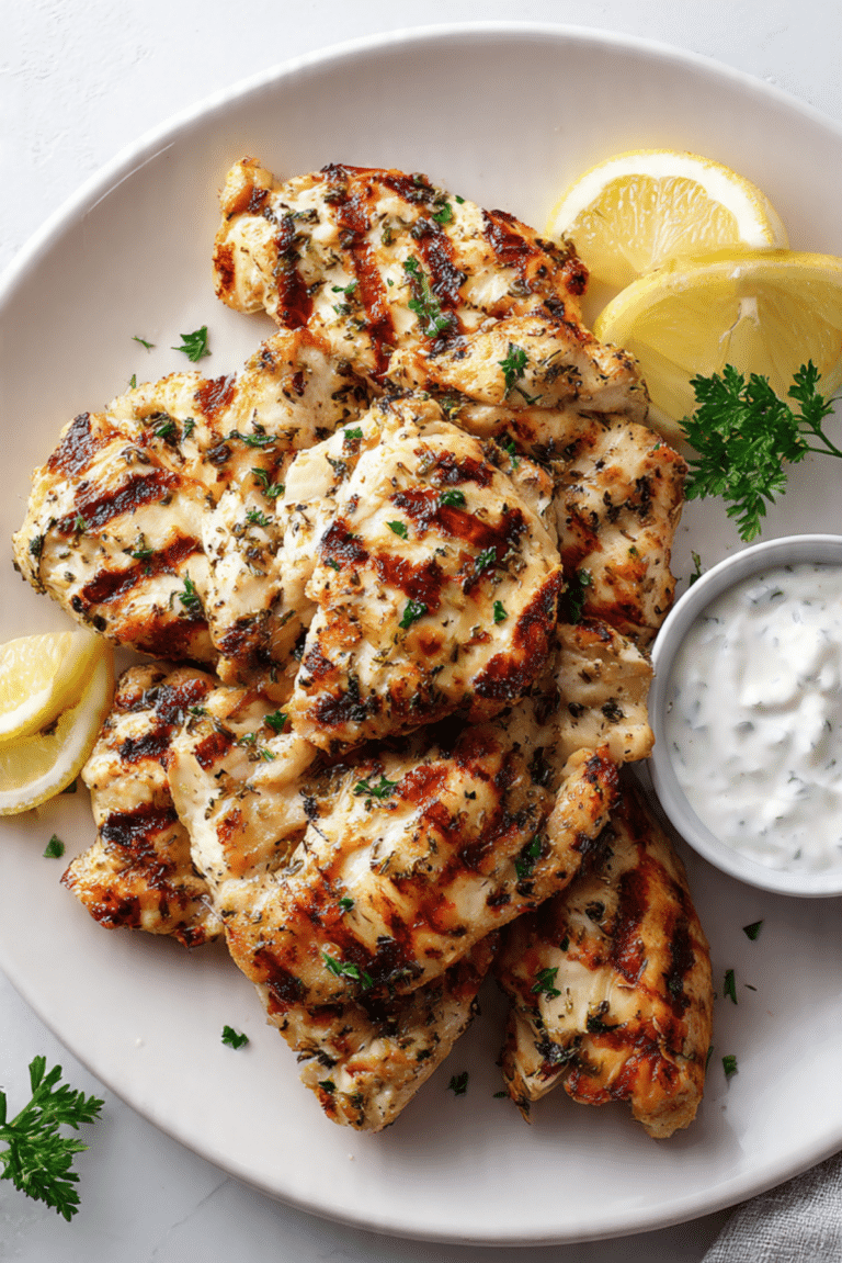 Greek-Style Grilled Chicken