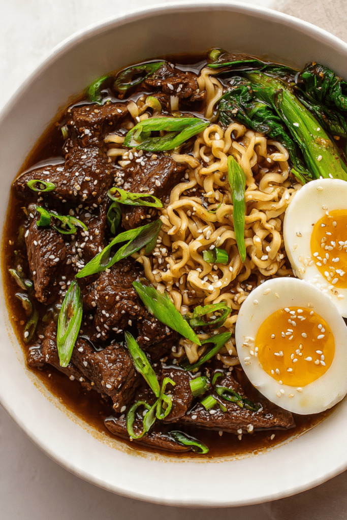 Mongolian Beef Ramen