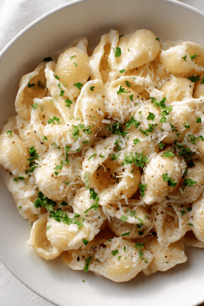 Creamy Cottage Cheese Pasta