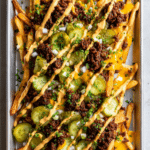 Sheet Pan Smashburger Fries