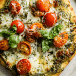 Pesto Chicken Flatbread Pizza