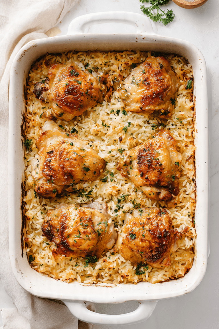 Forgotten Chicken and Rice