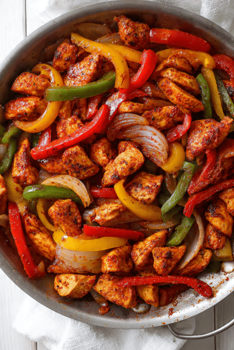 Cajun Chicken With Sweet Peppers