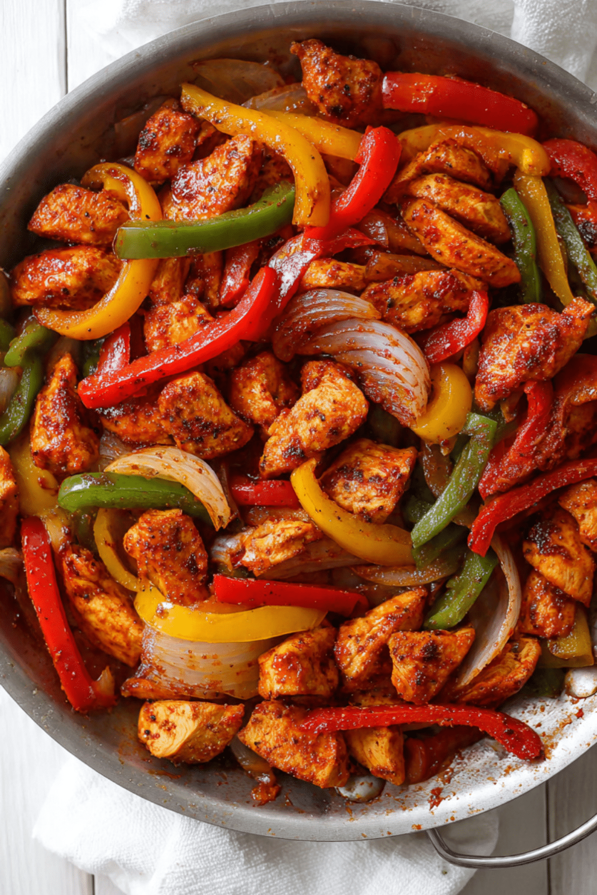 Cajun Chicken With Sweet Peppers