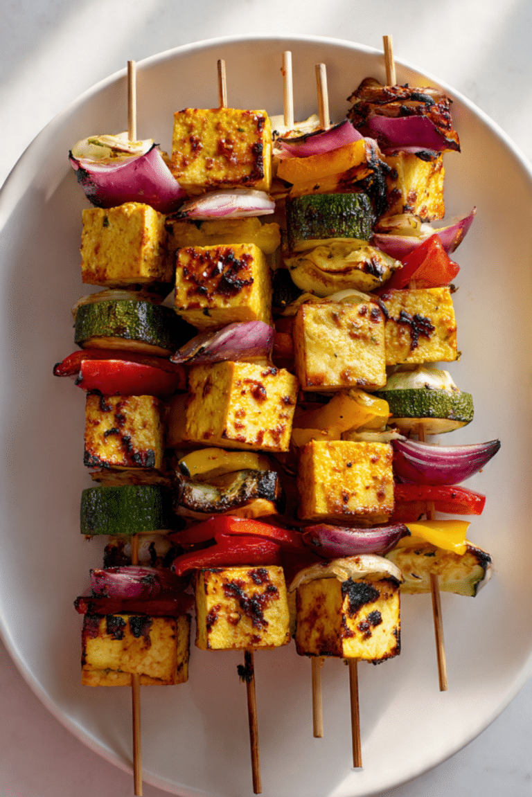Middle Eastern Tofu Kebabs