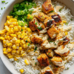 Corn Chicken Bowl