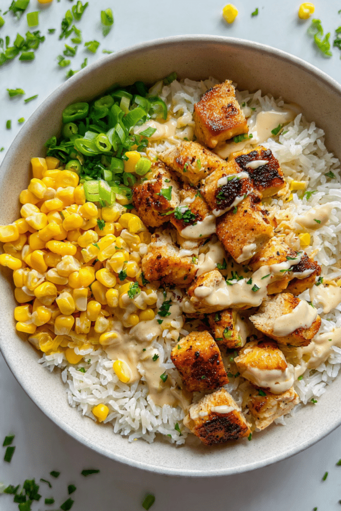 Corn Chicken Bowl