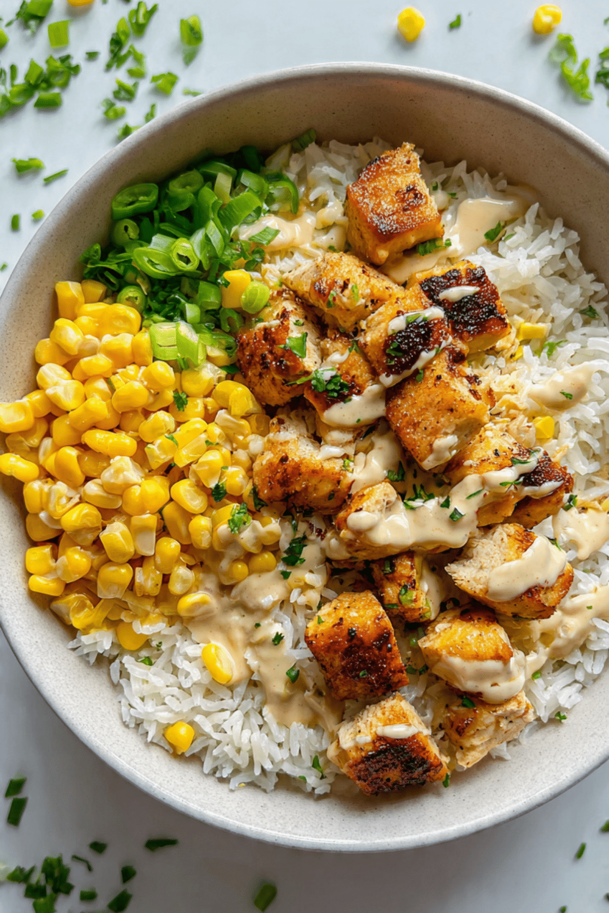 Corn Chicken Bowl
