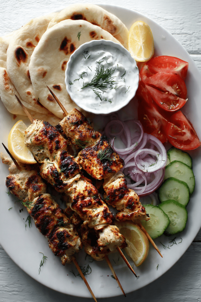 Greek Chicken Souvlaki Recipe