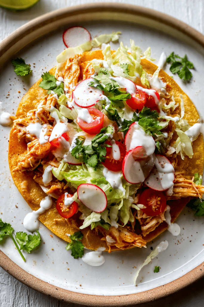 Chicken Tostadas