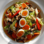 Chopsuey with Quail Egg