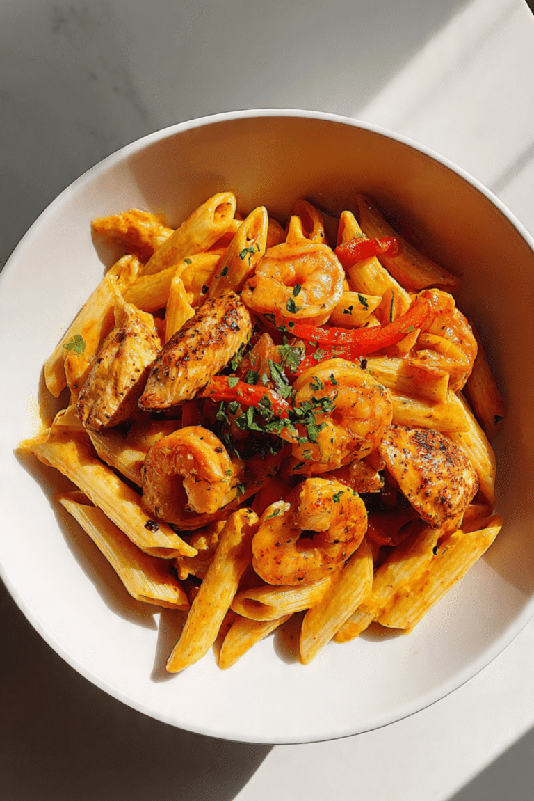 Pappadeaux-Style Mardi Gras Cajun Pasta