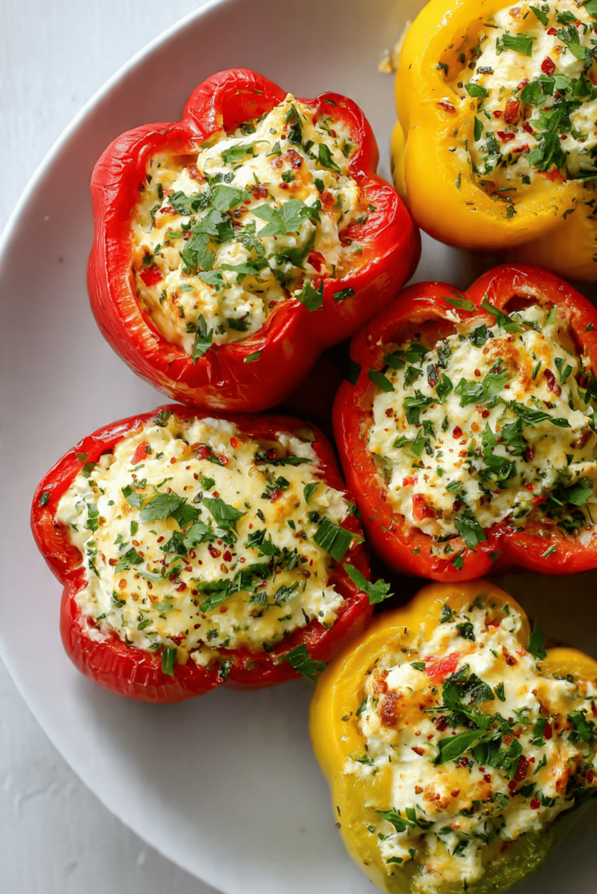 Cottage Cheese Stuffed Peppers