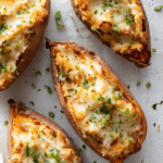 Sweet Potato Stuffed with Cheese