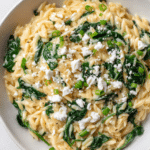 One-Pan Lemon Orzo with Spinach & Feta