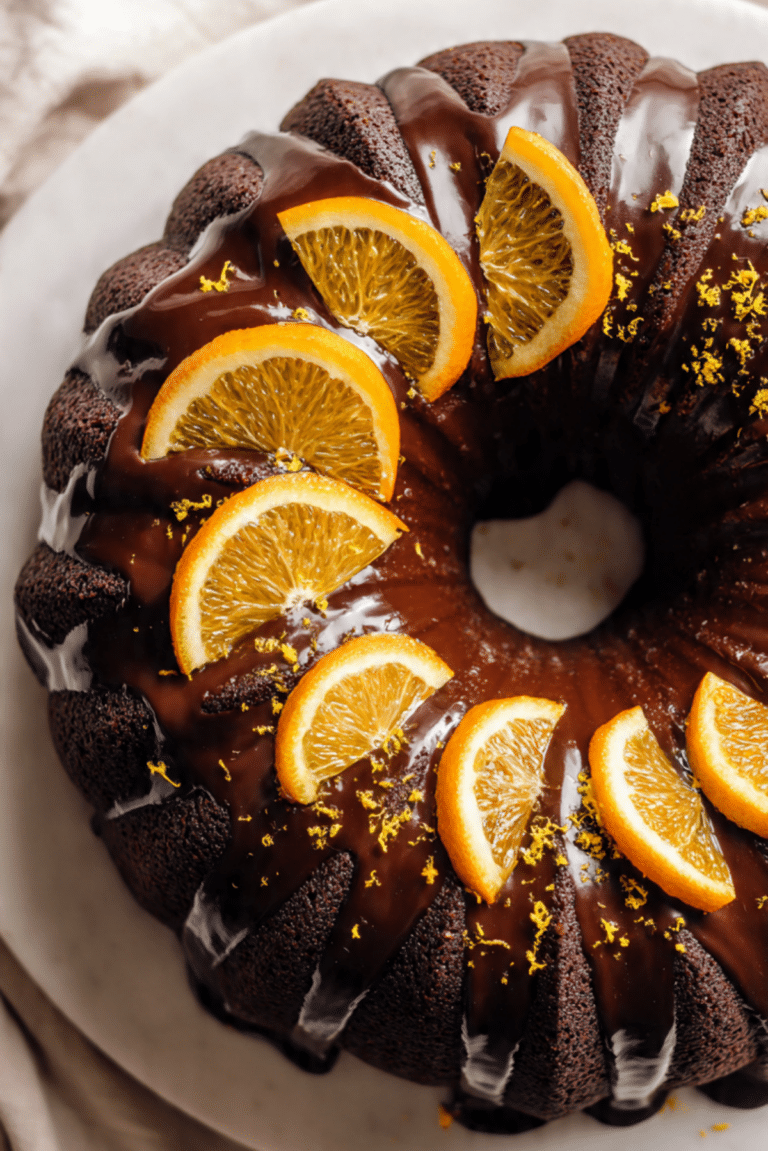 Chocolate Orange Bundt Cake