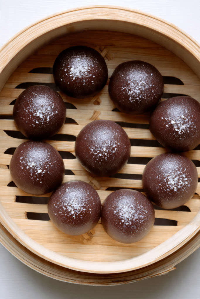Chocolate Mochi Dumplings (Din Tai Fung Dupe)