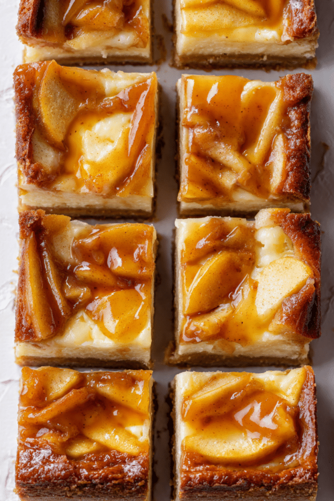 Apple Cheesecake Bars