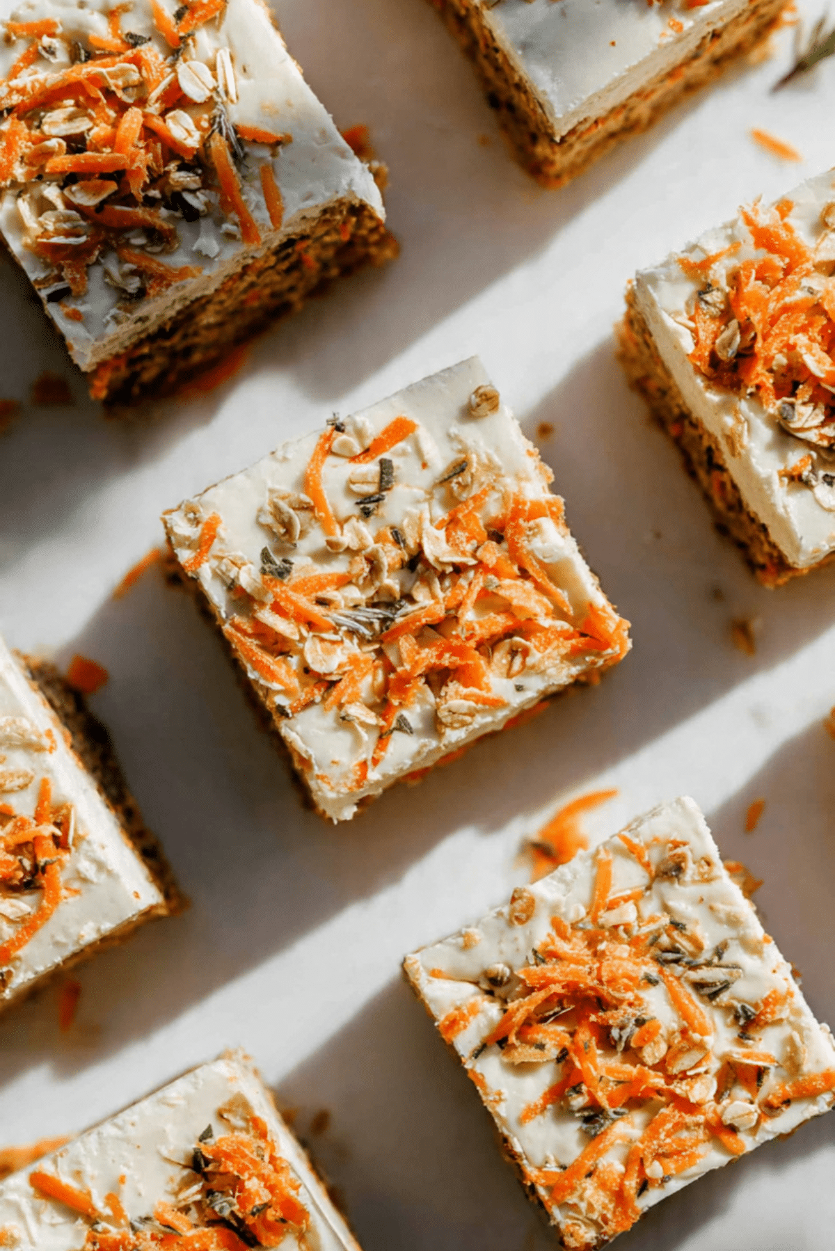 High Protein Carrot Cake Freezer Bars