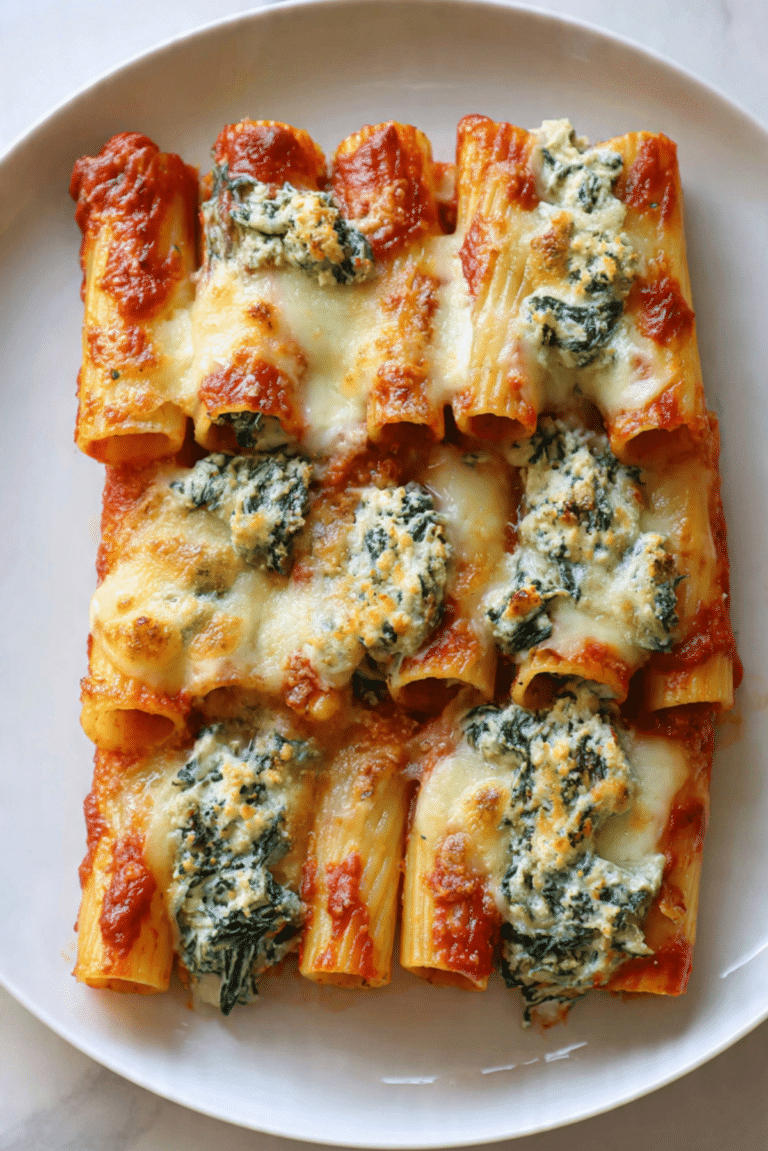 Stuffed Air-Fried Rigatoni