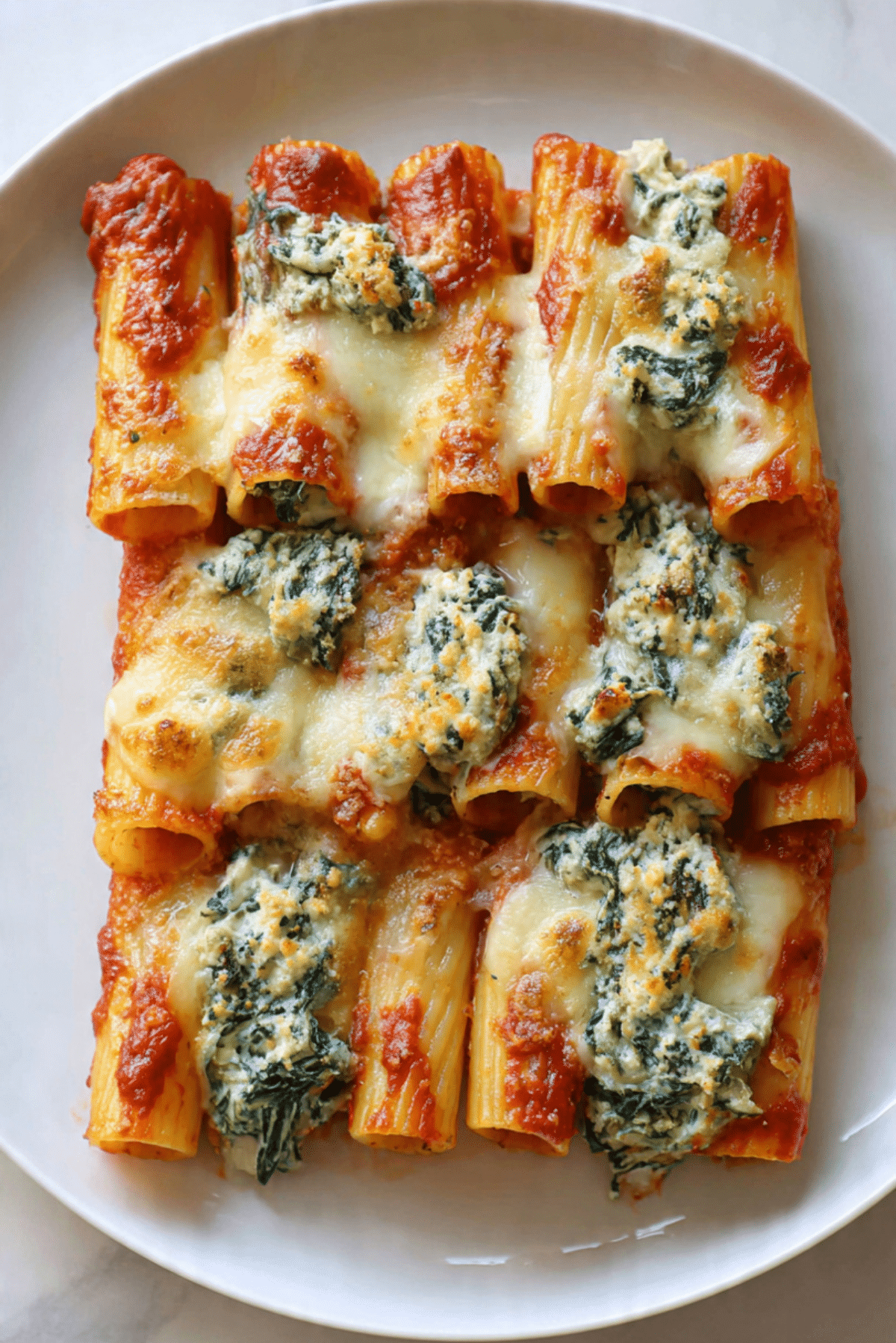 Stuffed Air-Fried Rigatoni