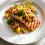 Grilled Salmon with Mango Salsa