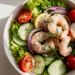 Shrimp Salad, Zesty Lemon Dill Shrimp Salad Bowl