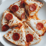 Pepperoni Pizza Quesadillas