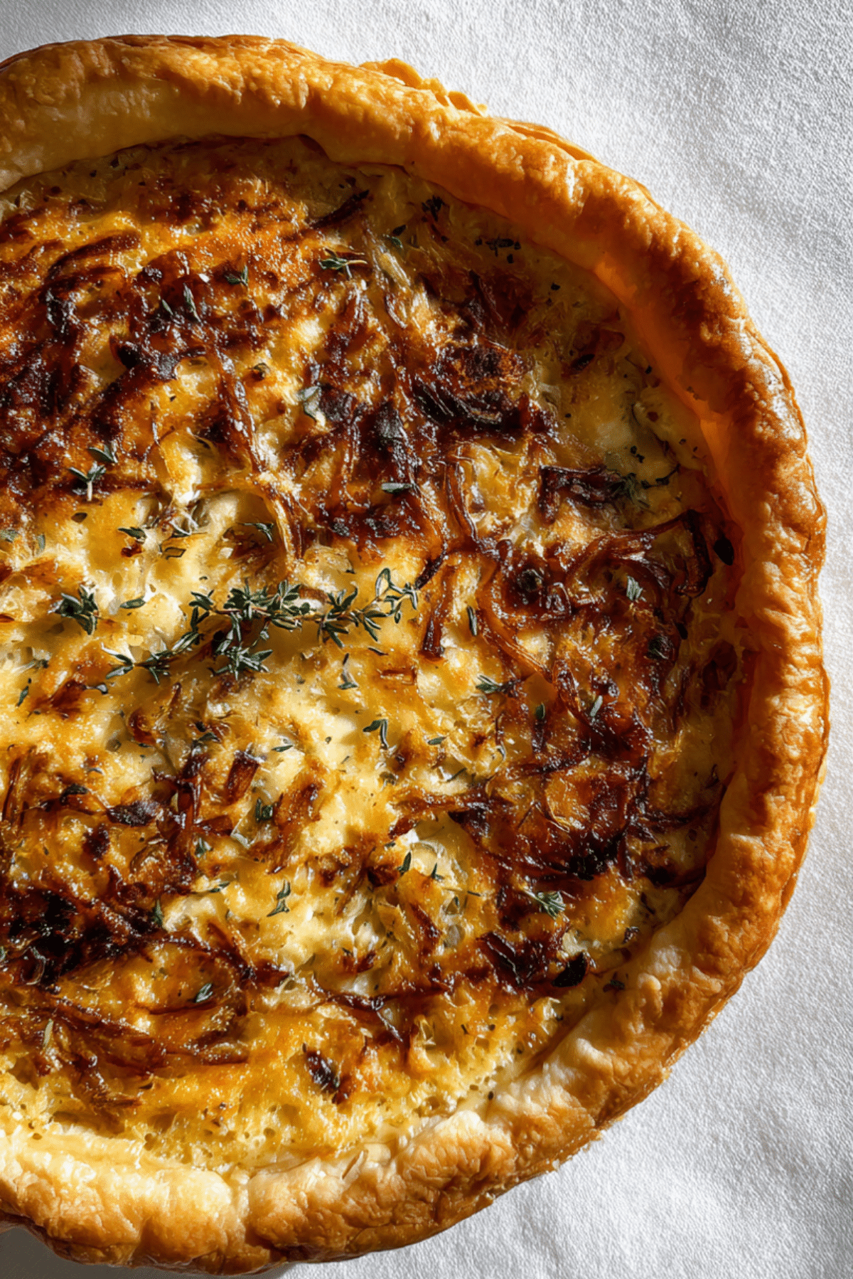 Caramelized Onion Tart with Gruyere and Thyme