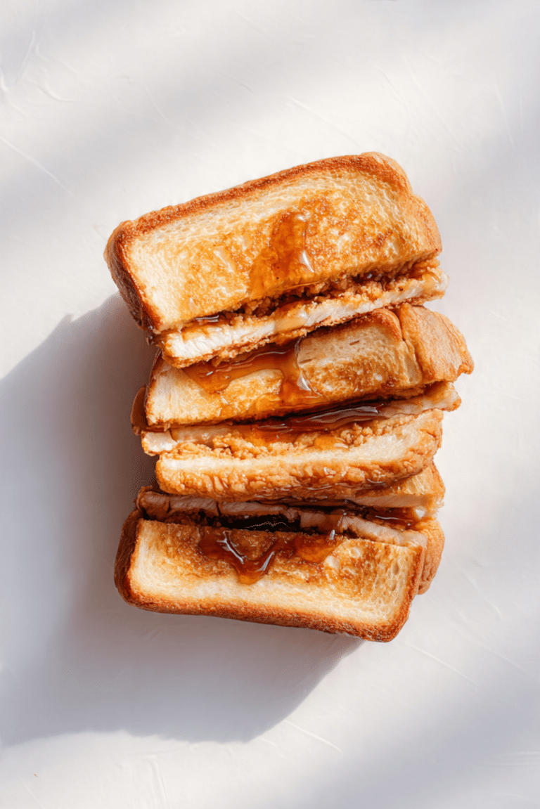 French Toast Fried Chicken Sandwich