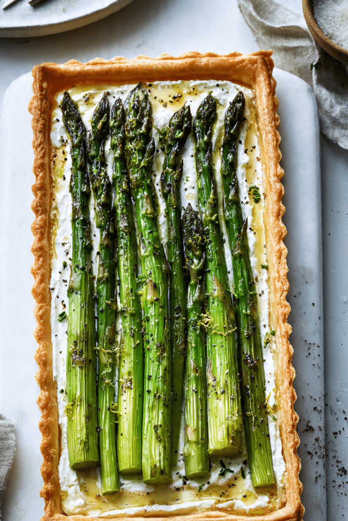 Asparagus & Goat Cheese Tart