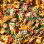 TORTELLINI WITH SAUSAGE AND PEPPERS