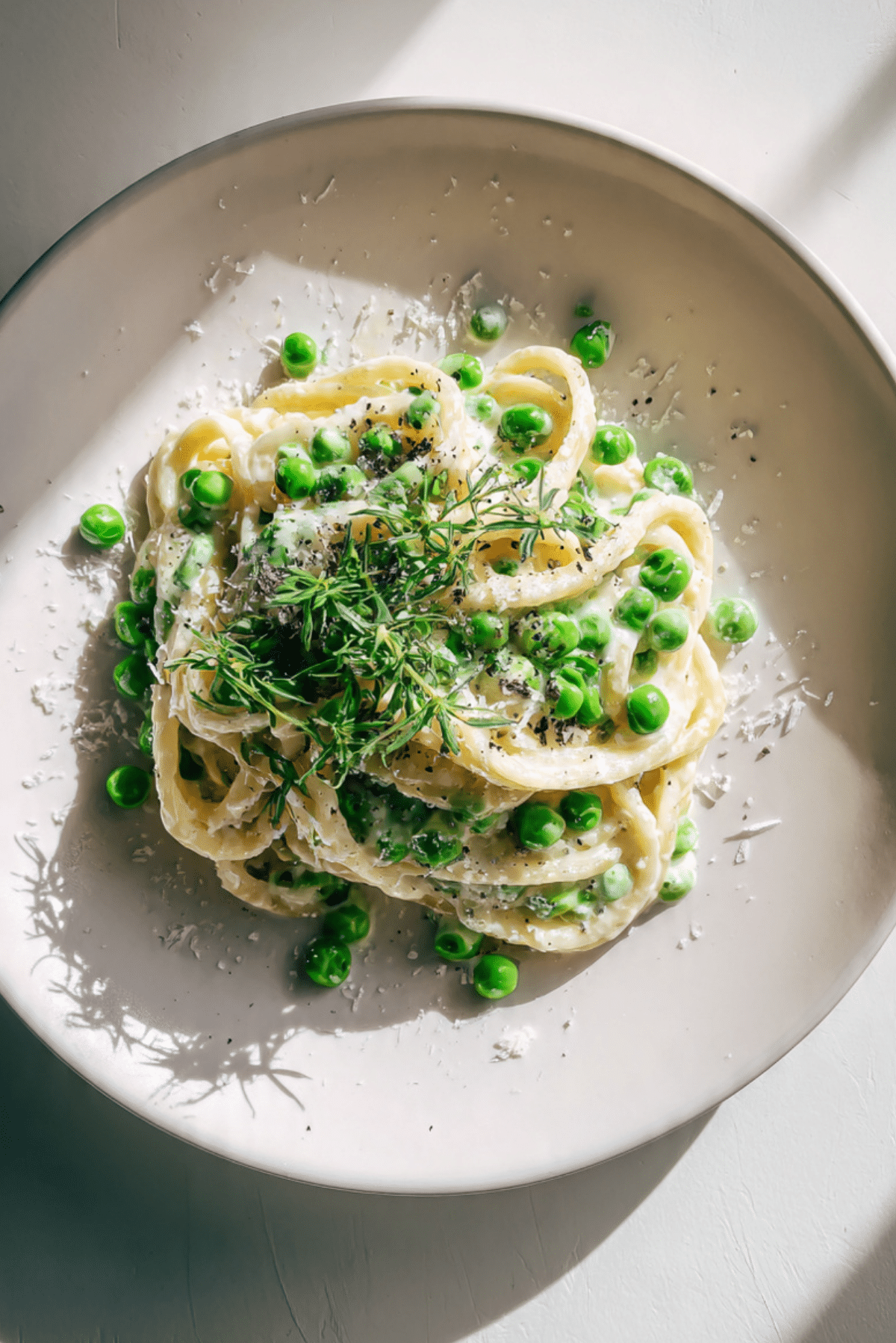 Spring Pea & Ricotta Pasta