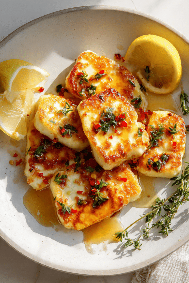 Hot Honey Halloumi