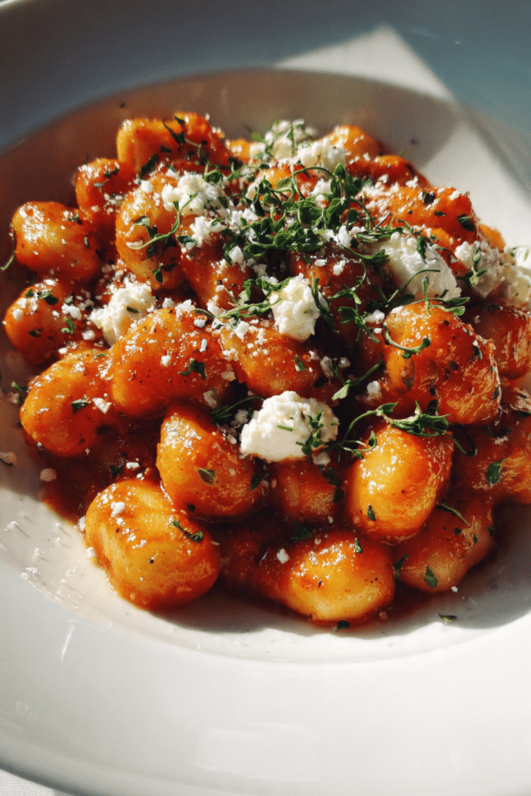 Sweet Chilli Cream Cheese & Tomato Gnocchi