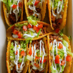 Ground Beef Baked Tacos
